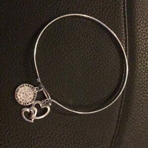 Cute bangle with two charms
